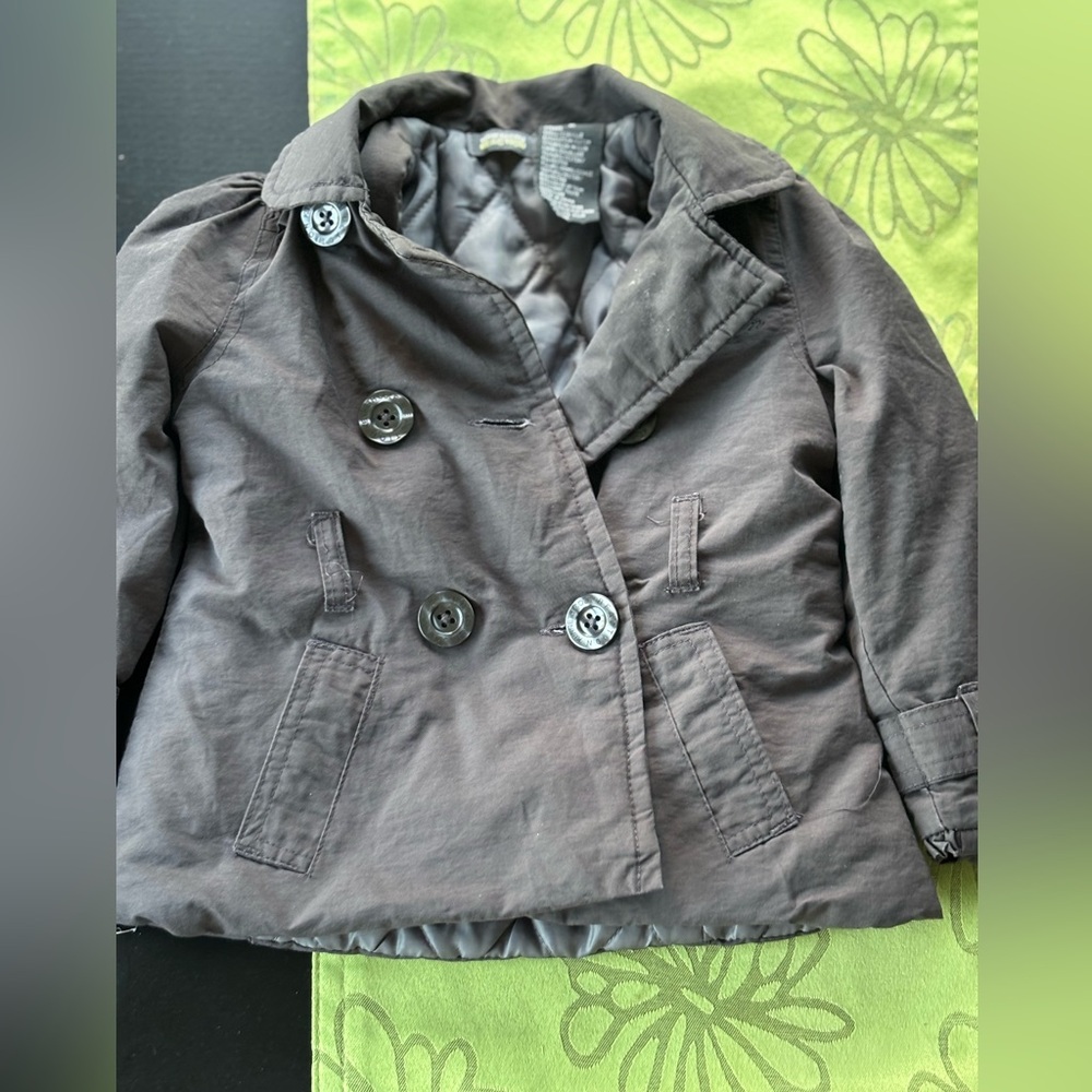 Kenneth Cole Reaction Kids Charcoal Pea Coat